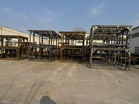 पवन टावर के लिए सिल्वर बॉटम कैबिनेट माउंटिंग प्लेटफॉर्म अनुकूलित